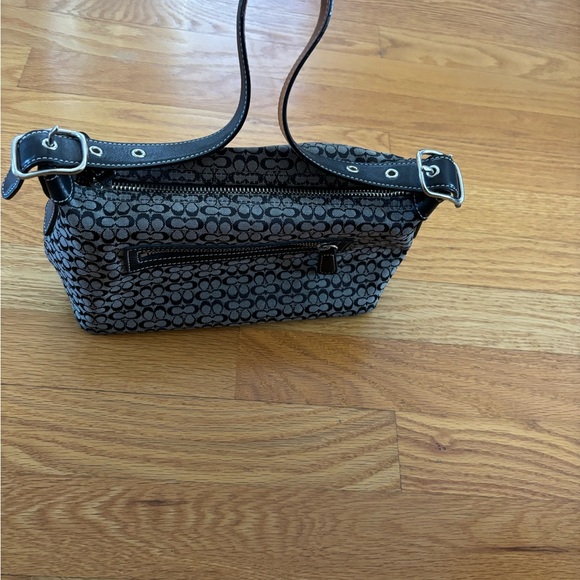 Coach Signature black and gray Shoulder Bag - Picture 2 of 3